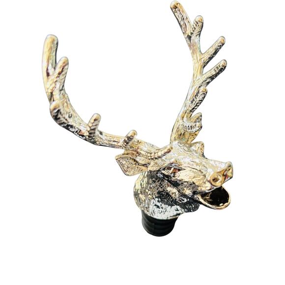 Aerator, Deer Stag Animal Wine Pourer - D&M - Picture 1 of 5